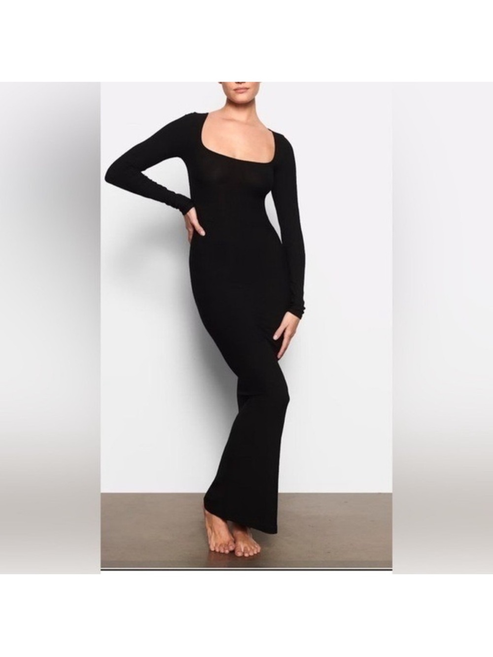 Skims Soft Lounge Long Sleeve Dress S